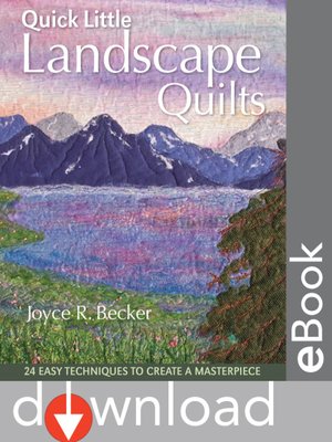cover image of Quick Little Landscape Quilts